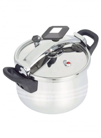 Stainless Steel Pressure Cooker Silver/Black 18L