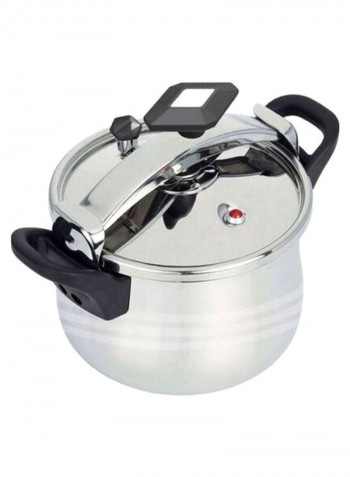 Stainless Steel Pressure Cooker Silver/Black 18L