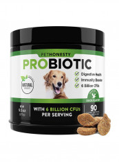 All Natural Advanced Dog Probiotics 90 Chews متعدد الألوان 270غم