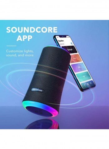 Flare 2 Bluetooth Speaker 3.5x3.5x6.31inch Black
