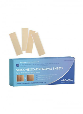 4-Piece Silicone Scar Removal Sheet