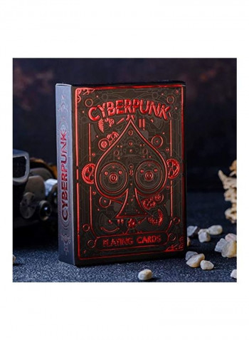 5-Piece Cyberpunk Playing Card Deck Set 2x2x1inch
