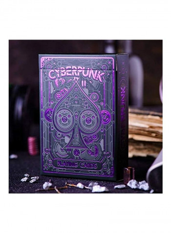 5-Piece Cyberpunk Playing Card Deck Set 2x2x1inch