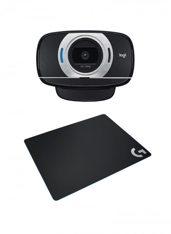 Gaming Mouse Pad G240 With Logitech C615 Webcam