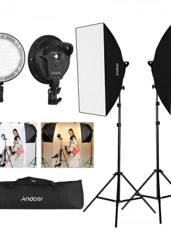 Studio Photography Video Lighting Kit Multicolour
