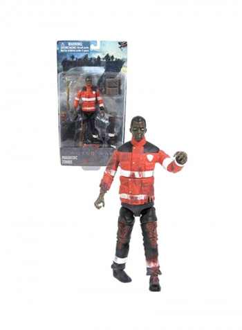 World War Z Paramedic Zombie Action Figure 6inch