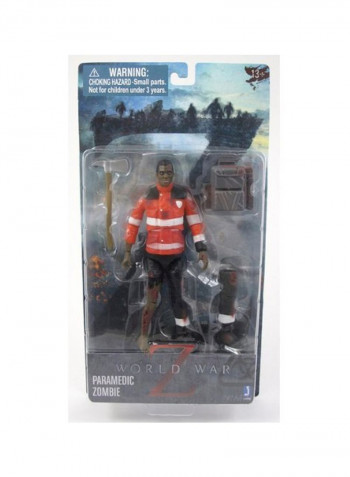 World War Z Paramedic Zombie Action Figure 6inch