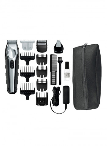All In One Multigroom Trimmer Kit Silver/Black