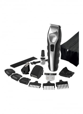 All In One Multigroom Trimmer Kit Silver/Black