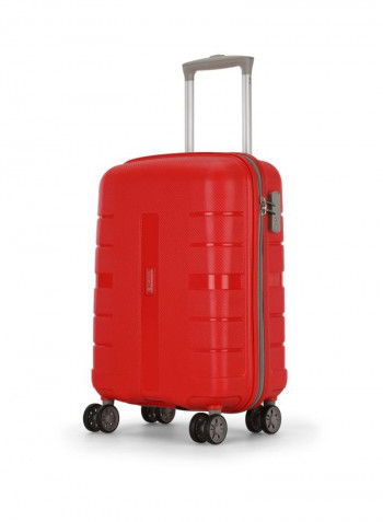 Voyager Luggage Trolley 30 Inch Red/Silver/Black