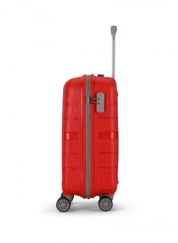 Voyager Luggage Trolley 30 Inch Red/Silver/Black