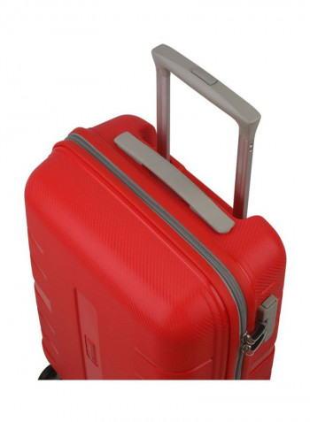 Voyager Luggage Trolley 30 Inch Red/Silver/Black