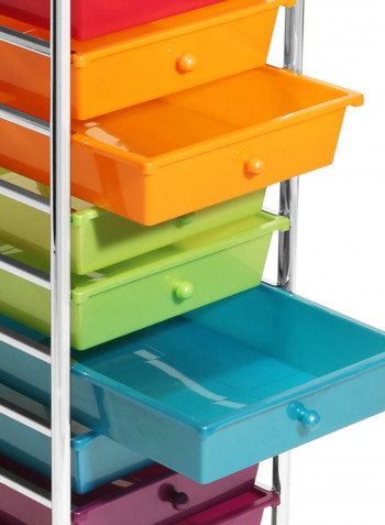 10-Drawer Organizer Multicolour