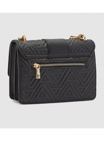 Galiliviel Satchel Hand Bag أسود/أحمر/ذهبي