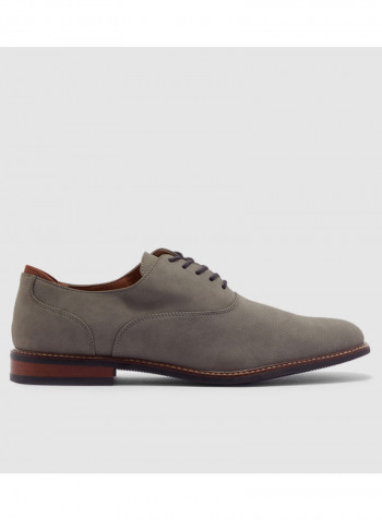 Comfortable Formal Lace Up Shoes Grey