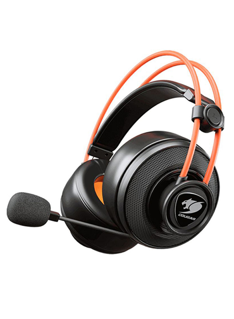 Ultimate Immersa Pro Over-Ear Gaming Headset For PS5 Black/Orange