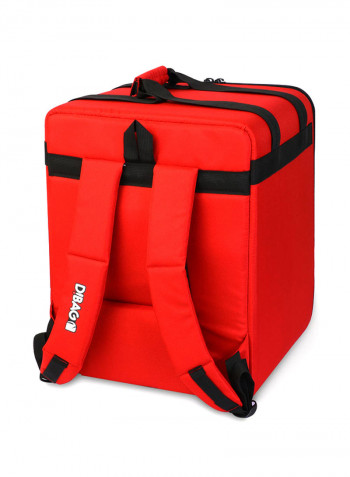 Food Delivery Bag Red 33centimeter