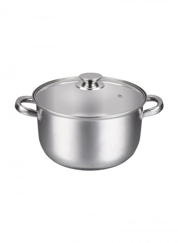 21 Piece Stainless Steel Cookware Set Silver