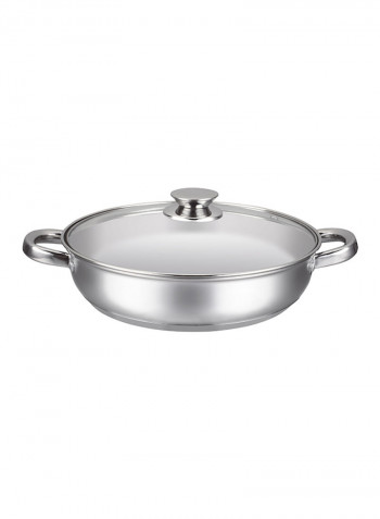 21 Piece Stainless Steel Cookware Set Silver
