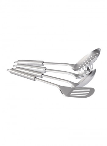 21 Piece Stainless Steel Cookware Set Silver