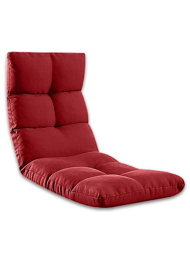 Foldable Floor Chair With Head Cushion Red 4kg