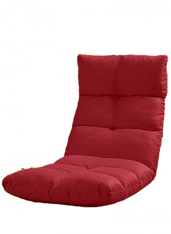 Foldable Floor Chair With Head Cushion Red 4kg