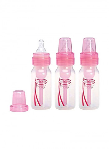 3-Piece Feeding Bottles - 4 Oz