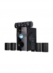 6-Piece 5.1-Channel Bluetooth Home Theater Speaker System HT 5106 Black