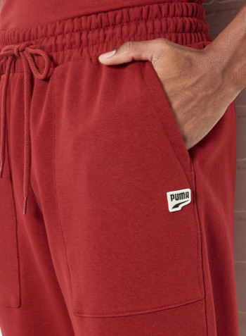 Downtown French Terry Sweatpants Red