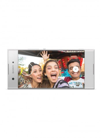 هاتف إكسبيريا XA1 بشريحتين وذاكرة داخلية سعة 32 جيجابايت ويدعم تقنية 4G LTE، لون أبيض
