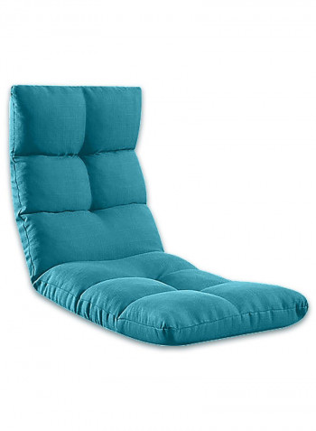 Foldable Floor Chair With Head Cushion Blue 4kg