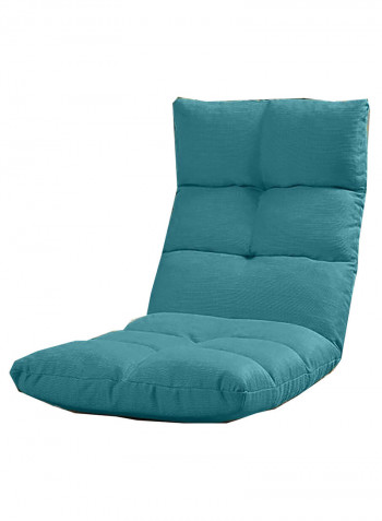 Foldable Floor Chair With Head Cushion Blue 4kg