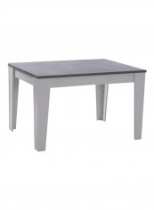 Sydney 4 Seater Dining Table White/Grey 75x90x120centimeter