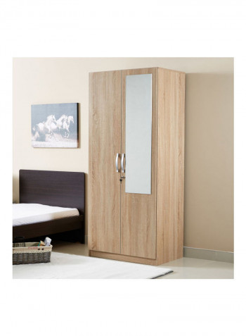 Double-Door Kulltorp Wardrobe Brown