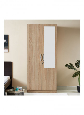 Double-Door Kulltorp Wardrobe Brown