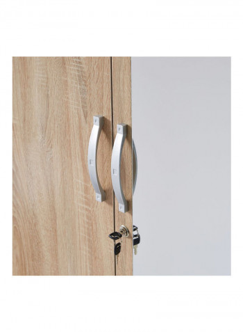 Double-Door Kulltorp Wardrobe Brown