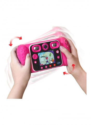 Kidi Zoom Duo DX Compact Camera With AR Technology Pink 20 x 28 x 8cm