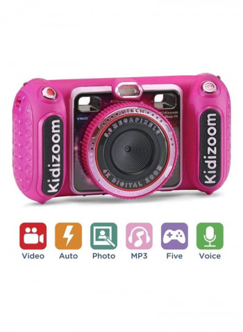 Kidi Zoom Duo DX Compact Camera With AR Technology Pink 20 x 28 x 8cm