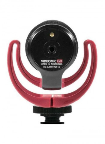 On-Camera Microphone Black/Red