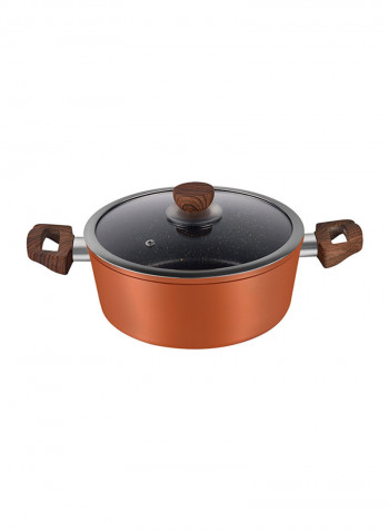 10-Piece Forged Aluminum Cookware Set Orange