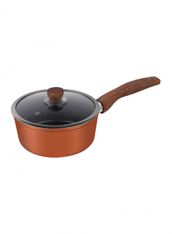 10-Piece Forged Aluminum Cookware Set Orange
