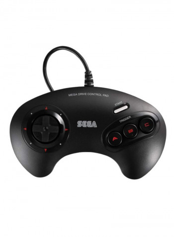 Pair Of Mega Drive Mini Game Controller With Console