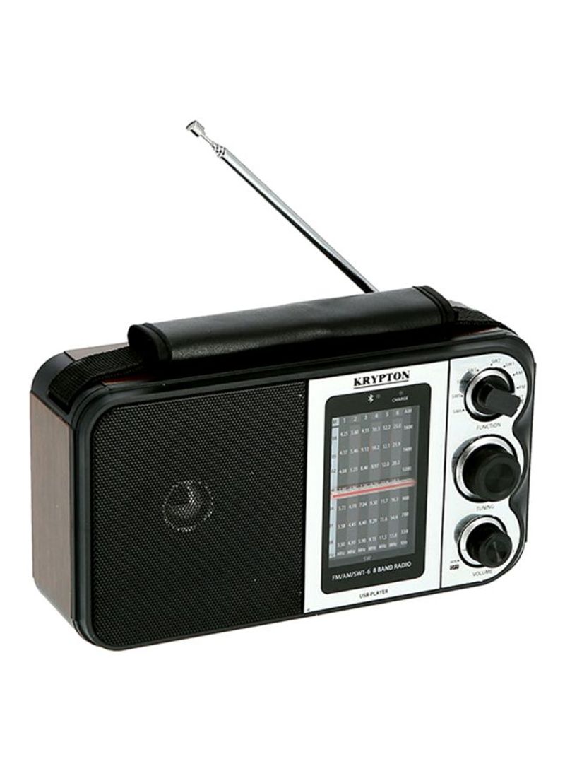 Portable FM Radio KNR5096 Silver/Black