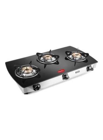 3-Burner Gas Stove HIB0192SGD74-130 Black/Silver
