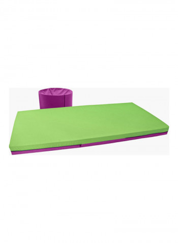 Guest Travel Mattress Green/Purple
