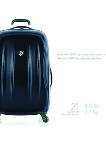 Heys Superlite 4W Bag Luggage Trolley 76cm Midnight Blue