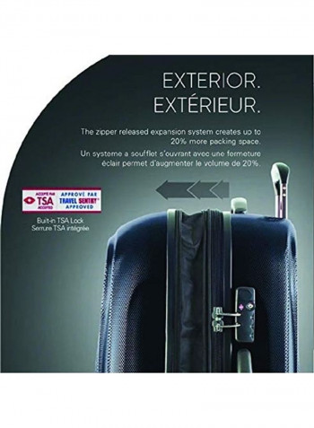 Heys Superlite 4W Bag Luggage Trolley 76cm Midnight Blue