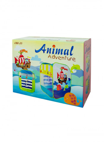 Animal Adventure House With 100-Piece Balls