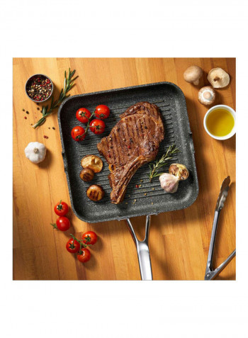 The Rock Grilling Pan And Griddle Pan Set Black 54cm