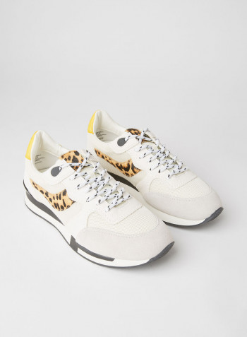 Cora Colourblock Sneakers White